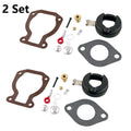 2X Carburetor Repair Kit for Johnson Evinrude 9.9 HP 15 HP (1974–1988) 398453
