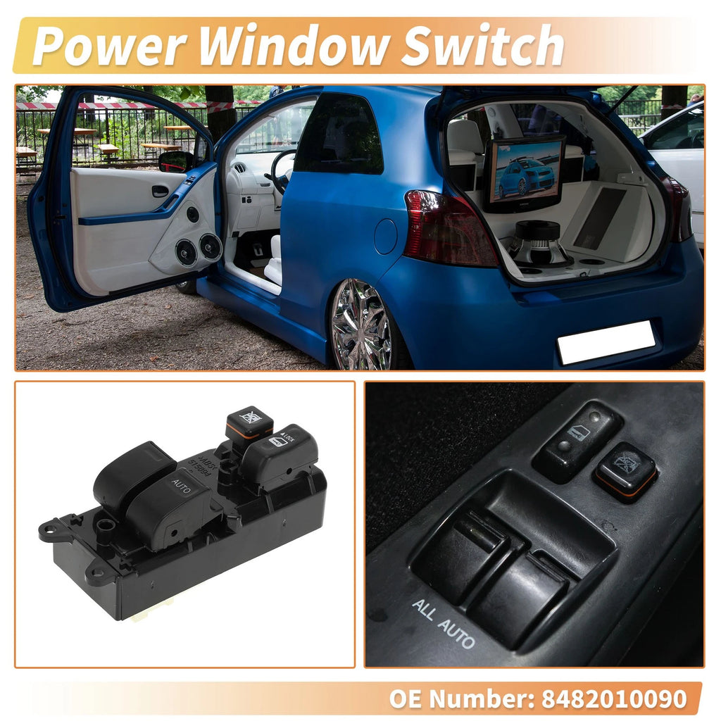 Power Window Switch for Toyota Yaris (1999–2005) No. 8482010090