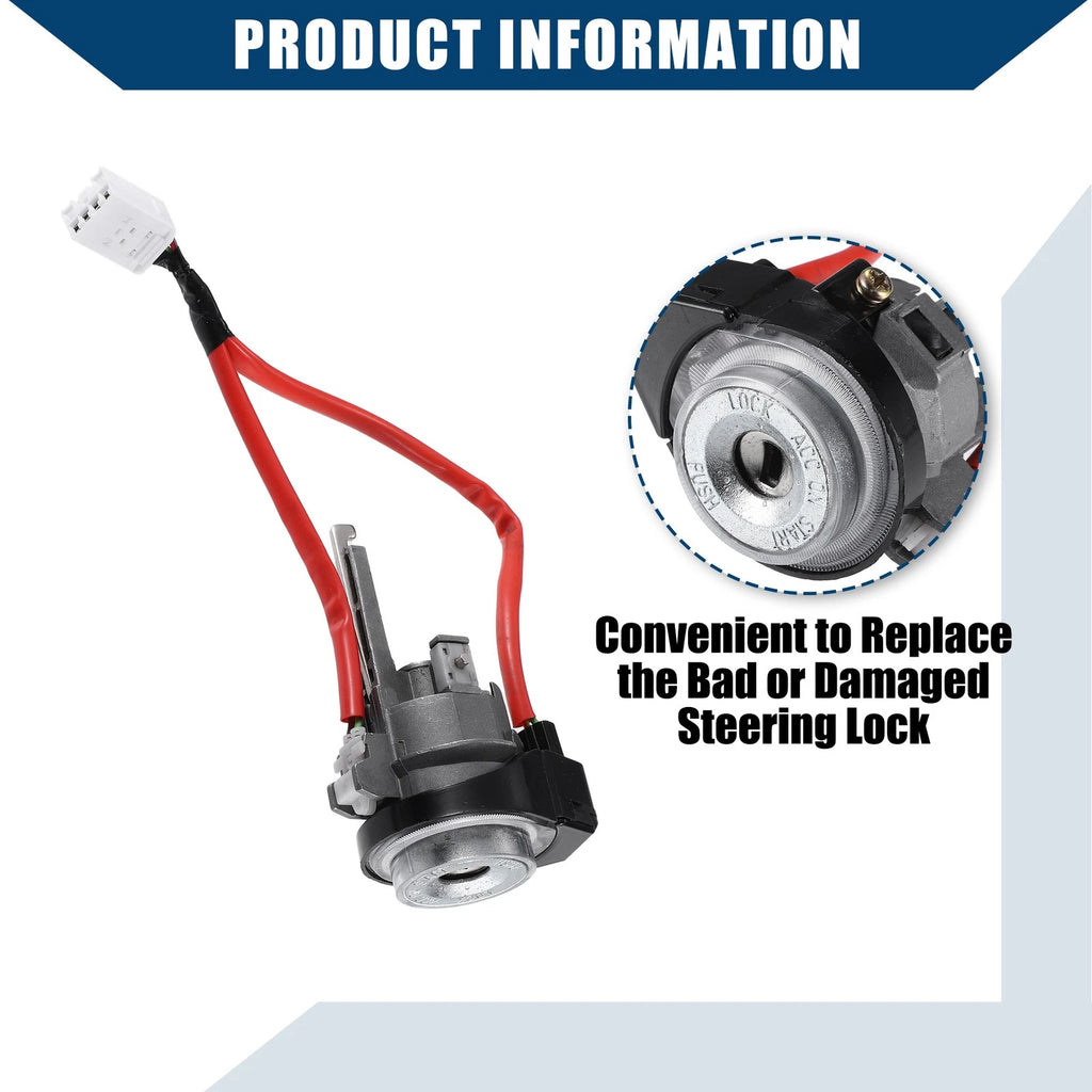 Ignition Switch Lock Cylinder with 2 Keys for Kia Sportage (2011–2016)