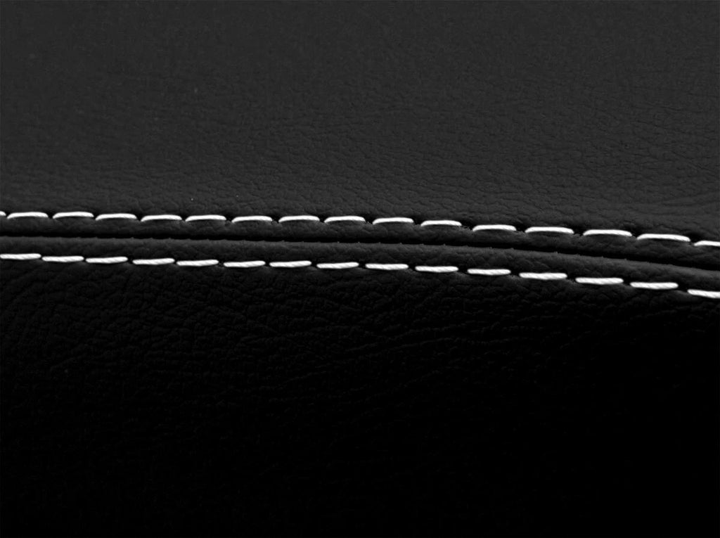 Console Lid Pull Over Cover Leather for Toyota 4Runner (2010–2019) White Stitch