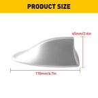 Shark Fin Roof Antenna Cover for Hyundai Sonata-Elantra (2015–2019) Silver