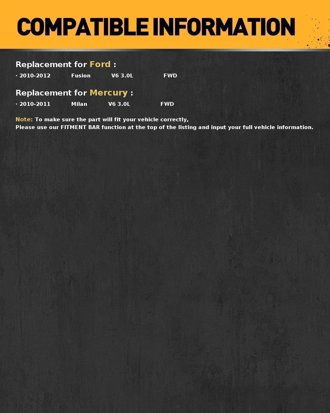 Fuel Pump Assembly for Ford Fusion and Mercury Milan (2010–2012)