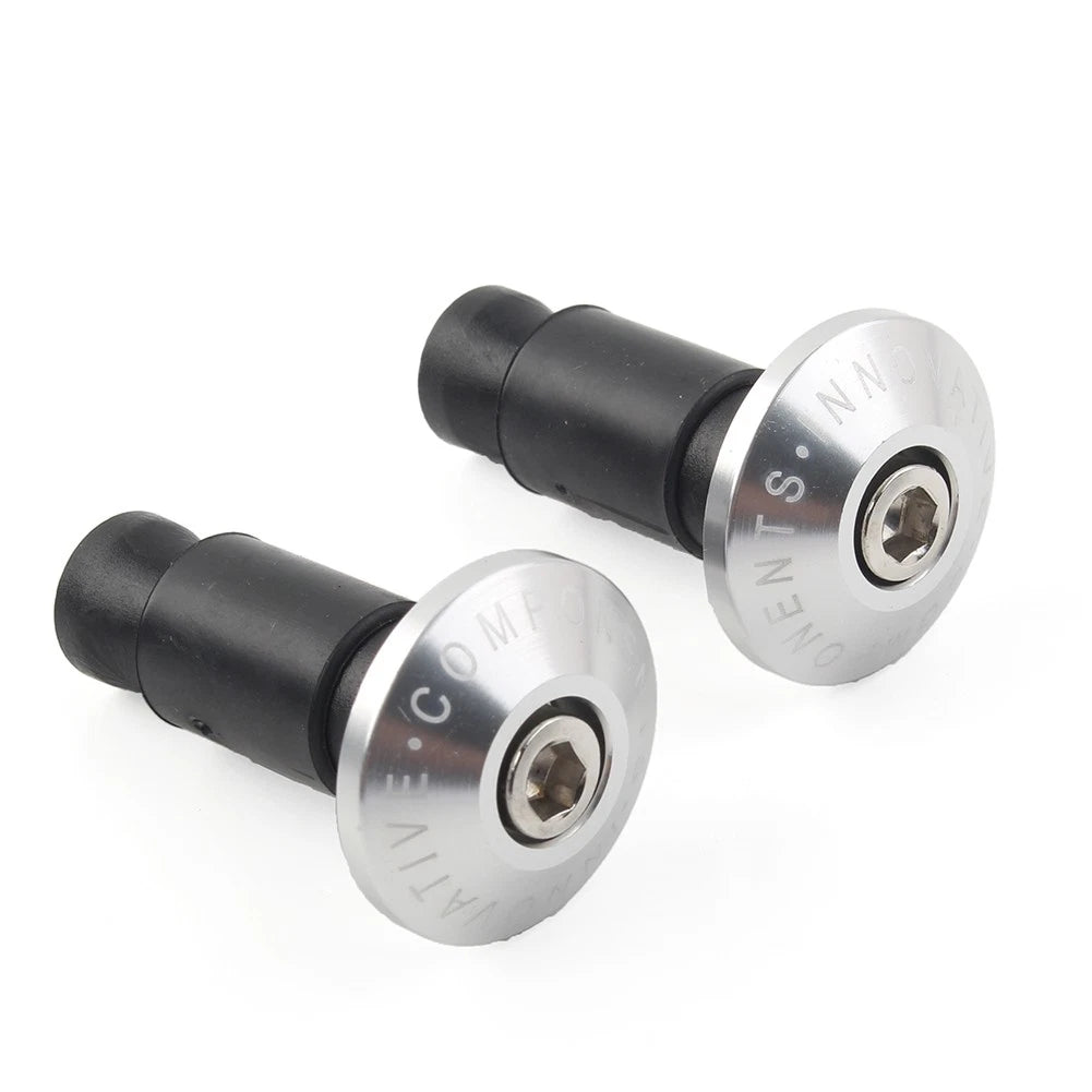CNC 7/8" Handle Bar End Weights for Dirt Bike (Universal) - Silver
