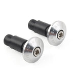 CNC 7/8" Handle Bar End Weights for Dirt Bike (Universal) - Silver