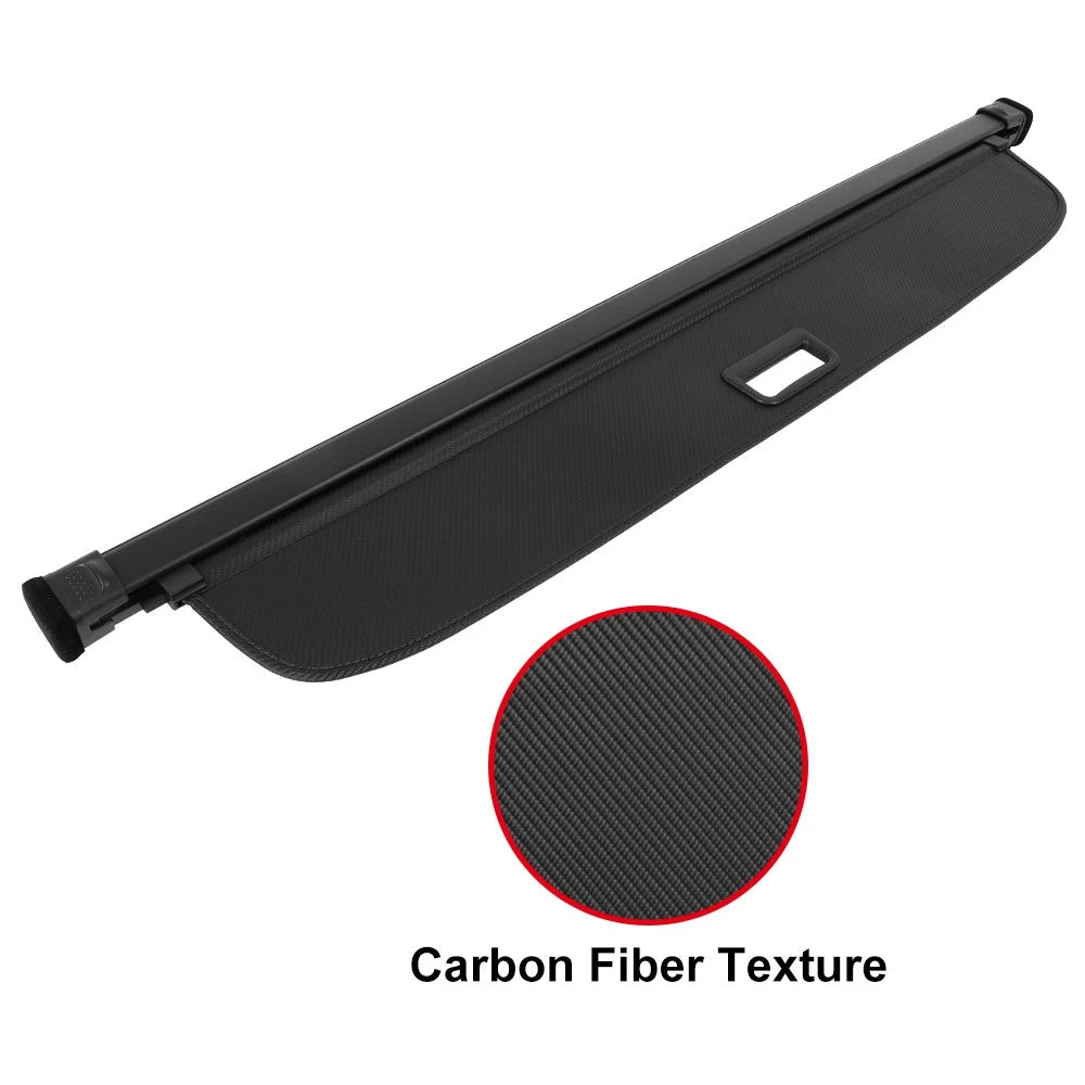 Carbon Fiber Rear Cargo Security Trunk Cover for Volkswagen Tiguan (2018–2024)