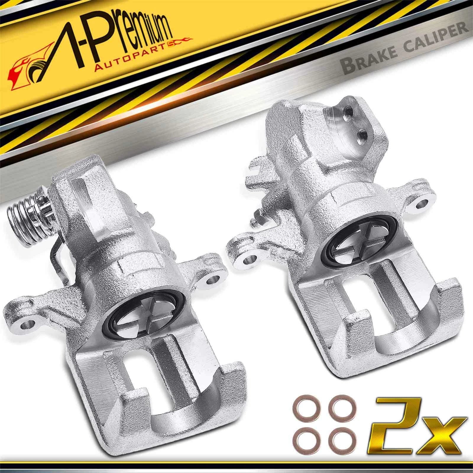 Pair Rear Brake Calipers with 1 Piston for Honda CR-Z (2011–2015)
