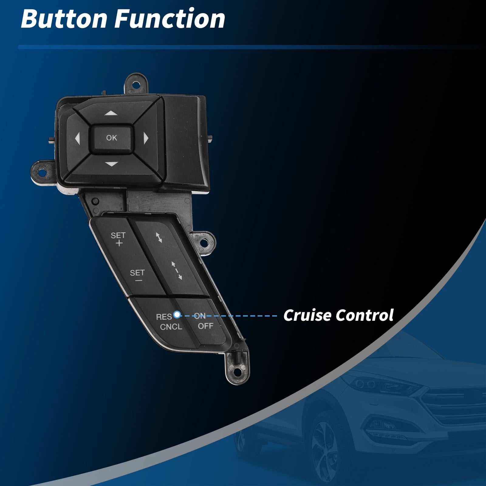 Cruise Control Rocker Switch Button for Ford F-250 F-350 (2015–2019)