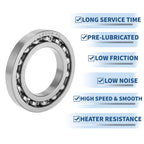 Deep Groove Ball Bearing 40x68x9mm for Scooter Skateboard (P0)