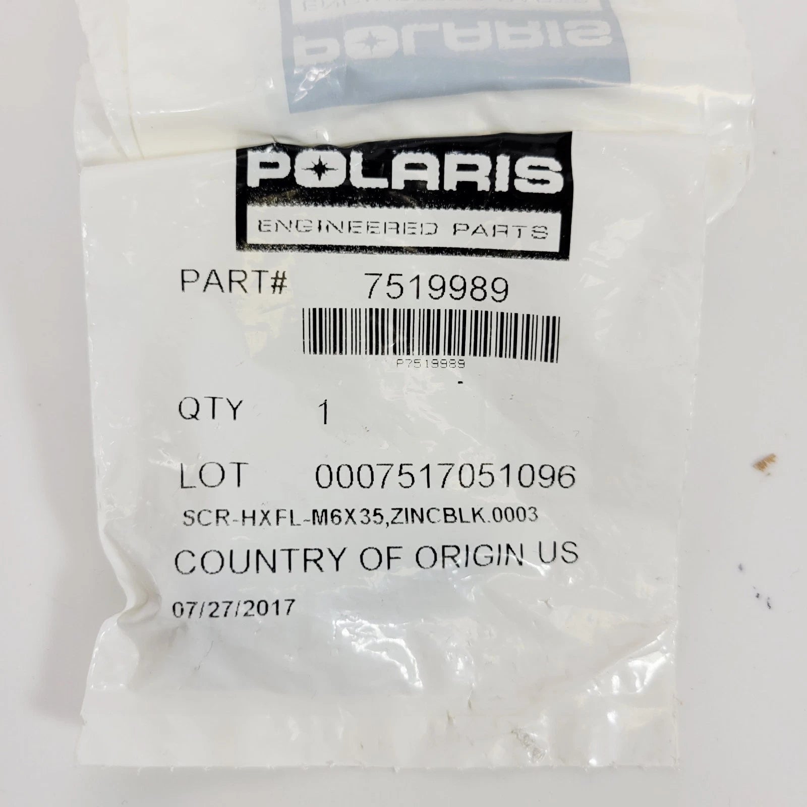 Polaris Screw for Polaris (OEM 7519989)