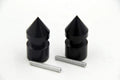 Black Spike Swingarm Spools 6mm for Aprilia Dorsoduro 750 (2008–2009)