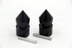 Black Spike Swingarm Spools 6mm for Aprilia Dorsoduro 750 (2008–2009)