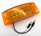 Rectangle Side Marker Clearance Light Replacement for Semi Truck Trailer RV Amber (2") (2000–2025)