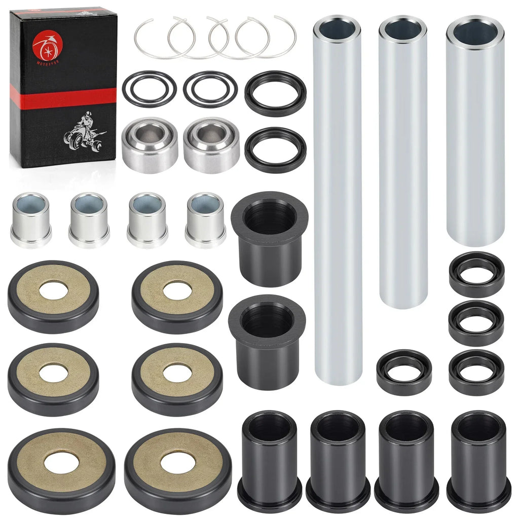 Rear Upper+Lower A-arm Bushing Shaft Kit for Honda Rincon (2003–2009)