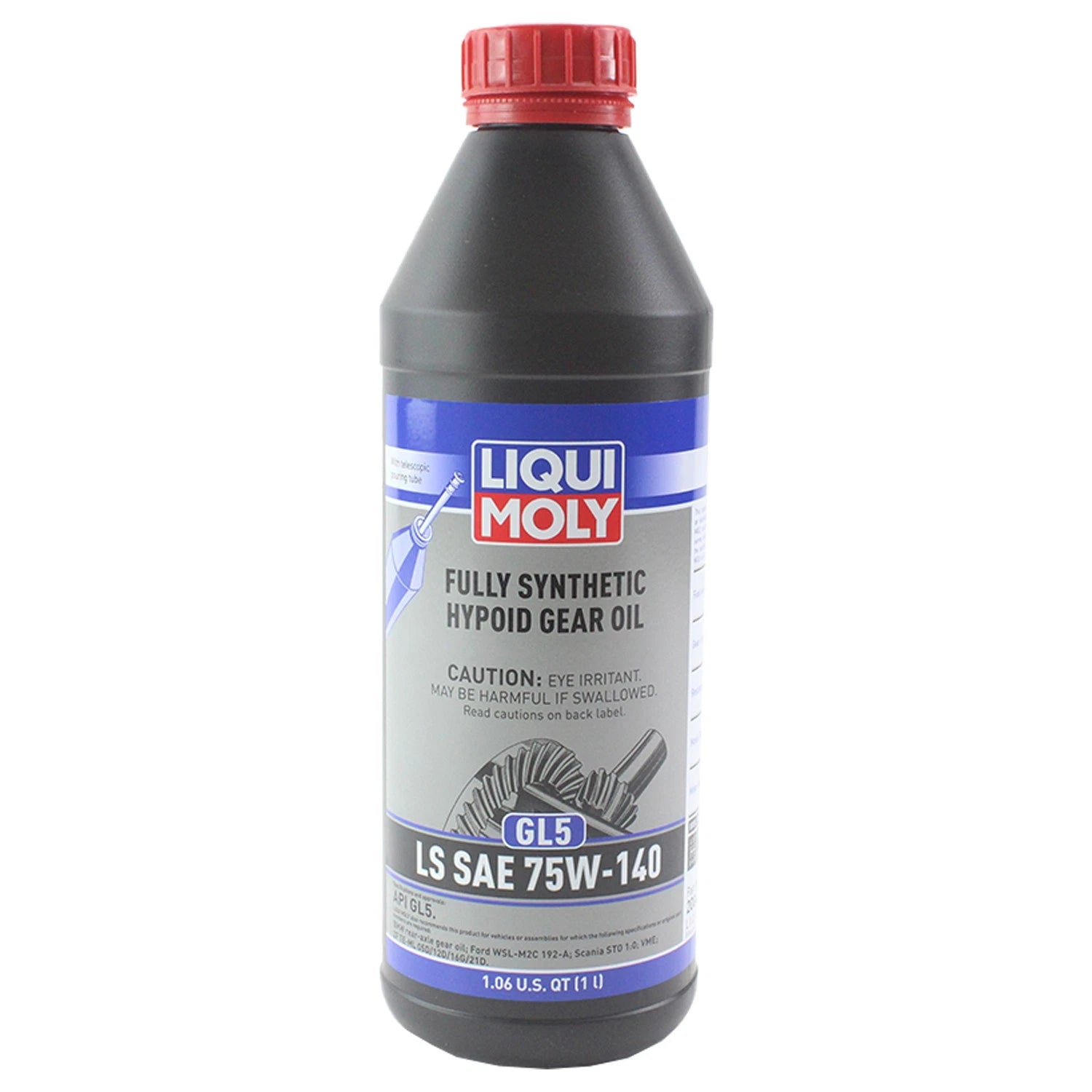 Set of 3 Liqui Moly 1L Fully Synthetic Hypoid Gear Oil GL5 SAE 75W-140 for Cars