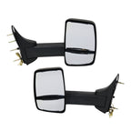 Towing Mirrors for Ford E-150 Econoline (1992–2002) with Signal Light Black