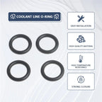Coolant Line O-Rings for Chrysler 300, Jeep Grand Cherokee 2005-2018
