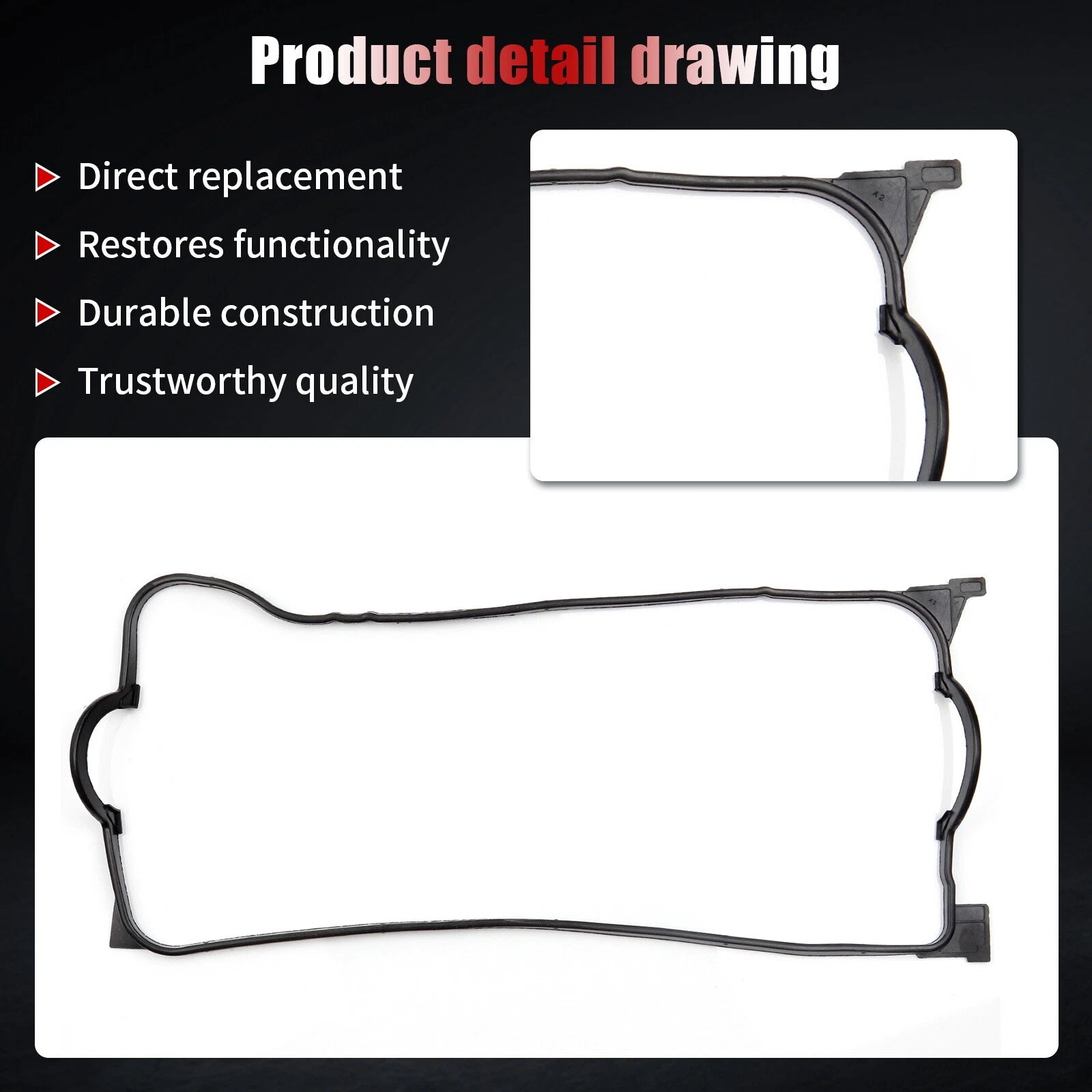 Valve Cover Gasket for Honda Civic, Civic del Sol (1992–2000)