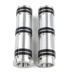 1" Aluminum Handlebar Hand Grips for Harley Sportster Dyna Softail Road King