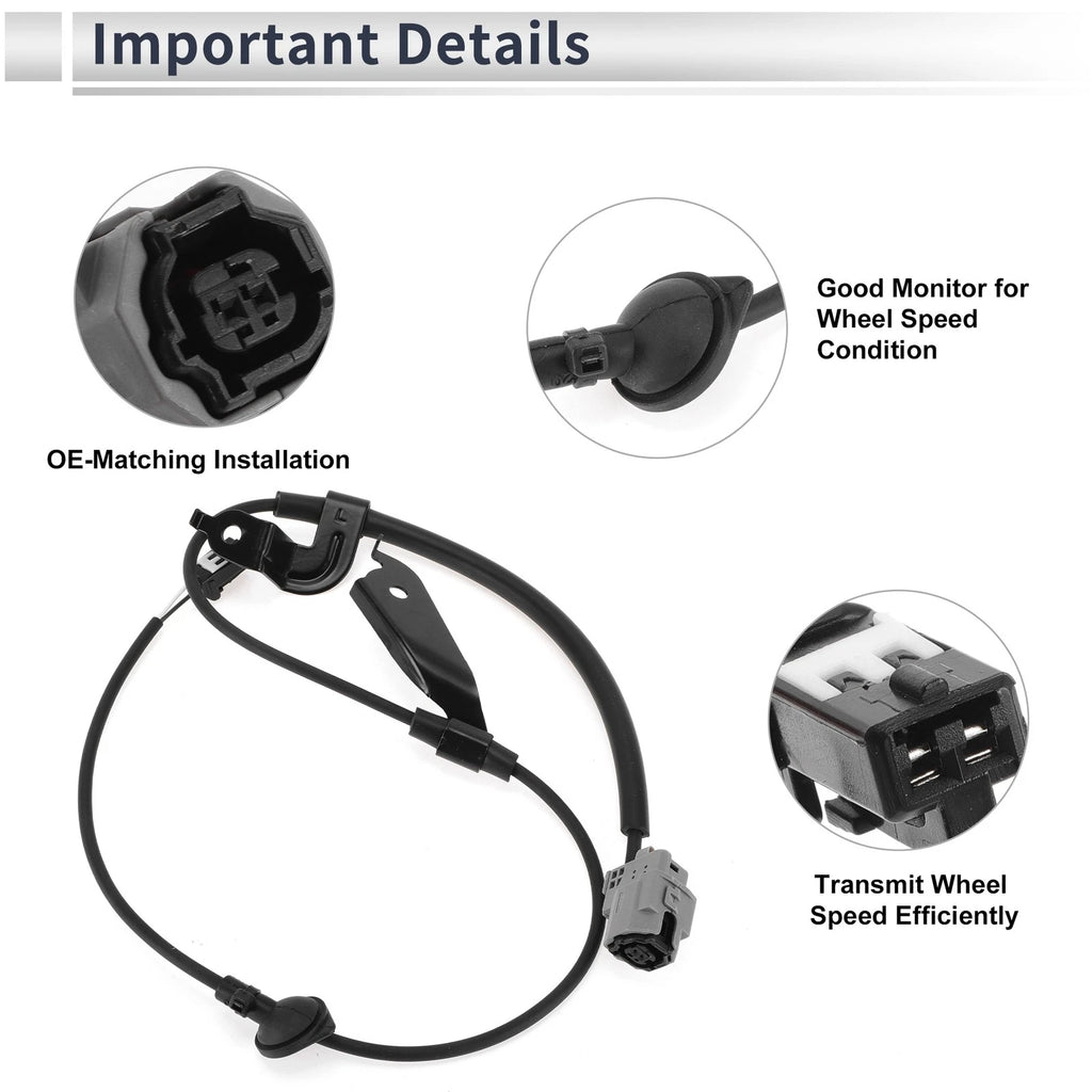 ABS Wheel Speed Sensor No. 8951606160 for Toyota Camry (2012–2017) Rear Left