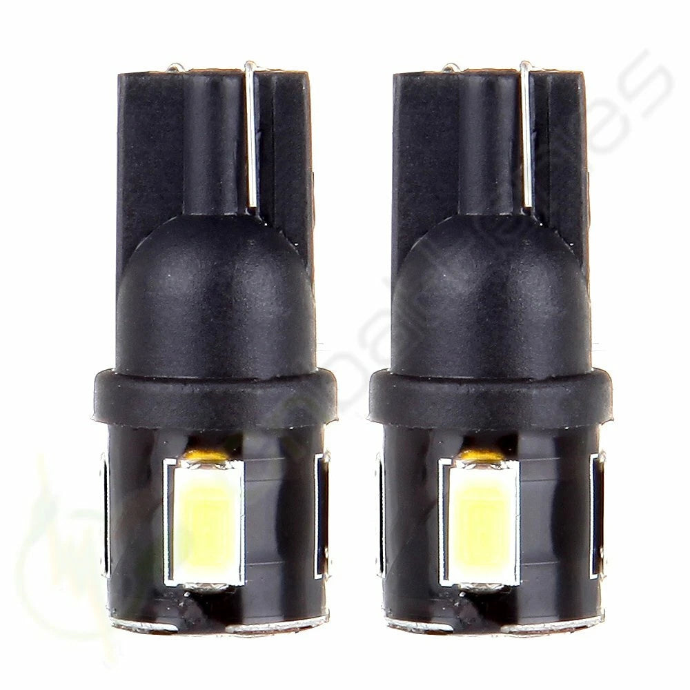 5x Smoke Roof Clearance Light Cab Marker Cover T10 Bulb for Chevrolet C/K