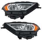 Pair of Halogen Headlights with DRL for Ford EcoSport (2018–2023)