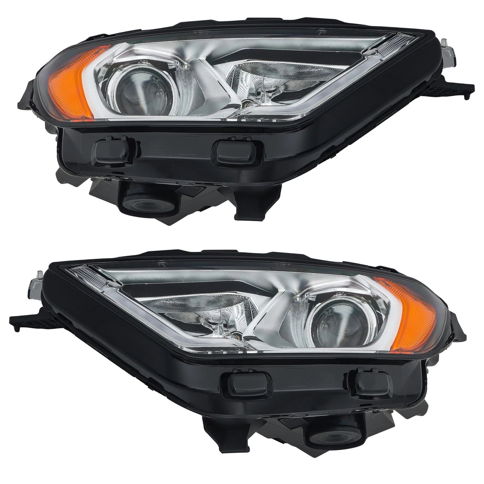 Pair of Halogen Headlights with DRL for Ford EcoSport (2018–2023)