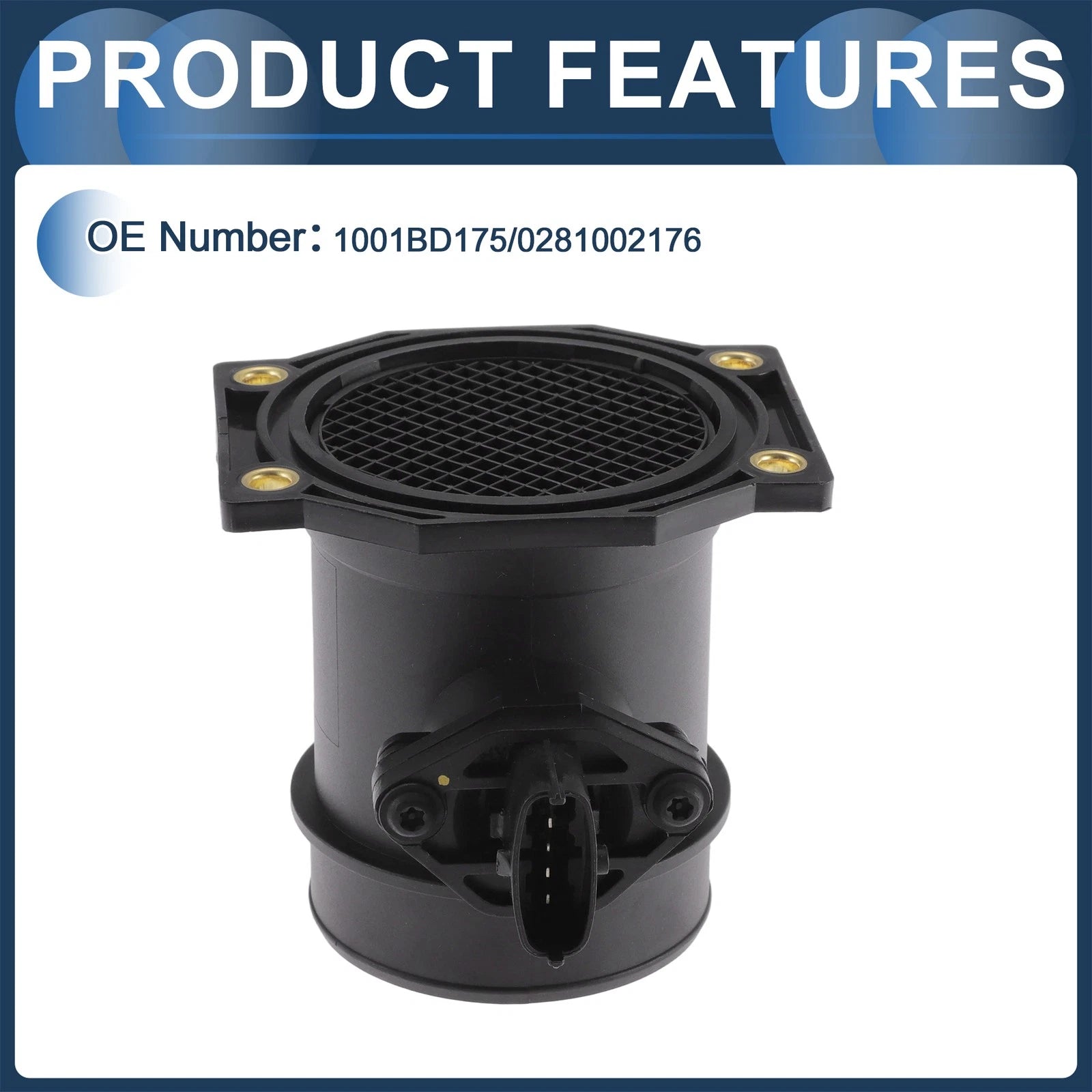 Mass Air Flow Sensor Assembly No. 1001BD175 for Nissan Primera (1997–2001)