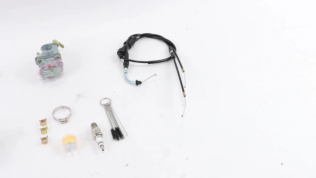 Carburetor Air Filter Box Throttle Choke Cable for Yamaha PW50 (1981-2020)