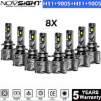 300W 9005 H11 Combo LED Headlight Bulbs for Vehicles