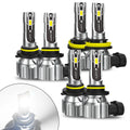 9005 H11 Combo LED Headlight Bulbs Kit for Vehicles