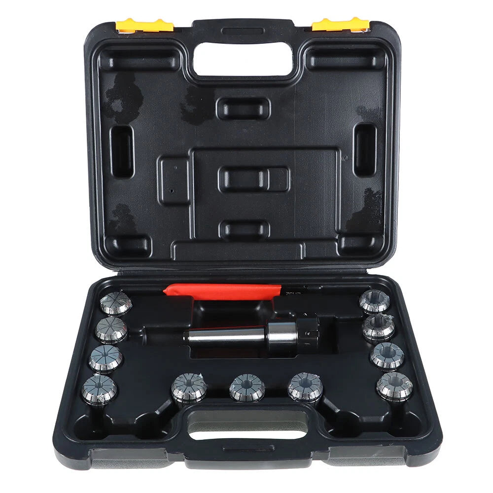 11PC ER32 Collet Set with Shank for Milling Machine MT3