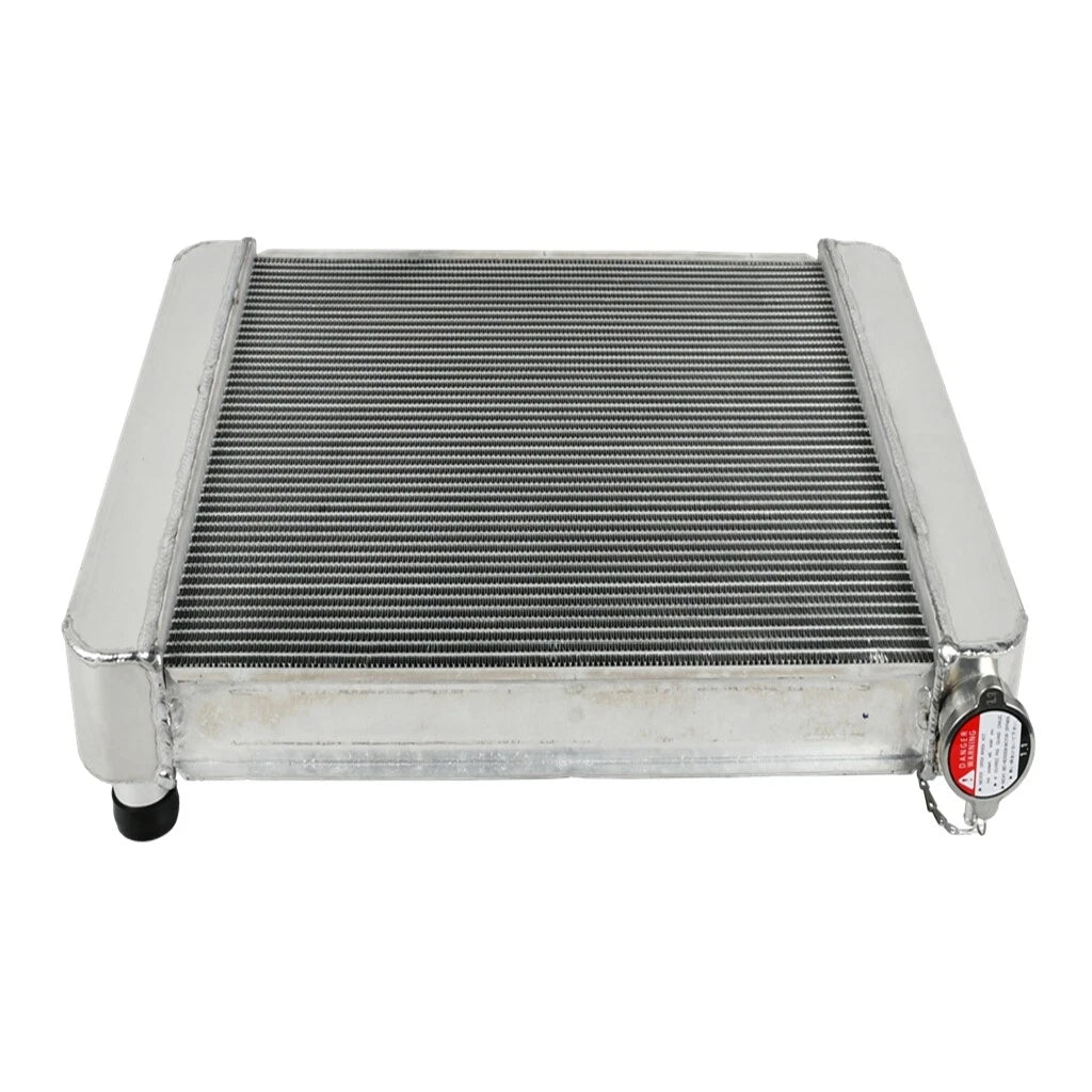 Aluminum Racing Radiator for Chevy (Universal, 19" x 24", Double Pass)