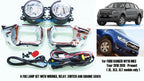 Fog Lamp Set with Chrome Covers for Ford Ranger (2018-2019)