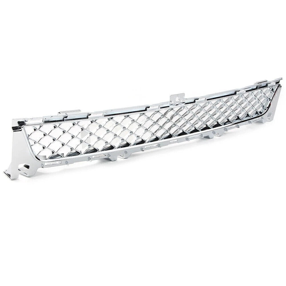Chrome Front Lower Bumper Center Grille Mesh Trim for Jaguar XJ (2010–2015)