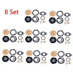 Set of 8 Carburetor Gasket Kit for Tillotson RK-88HL Poulan Ryobi Stihl