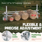 Chainsaw Mill for Portable Use (14"-36" Guide Bar)