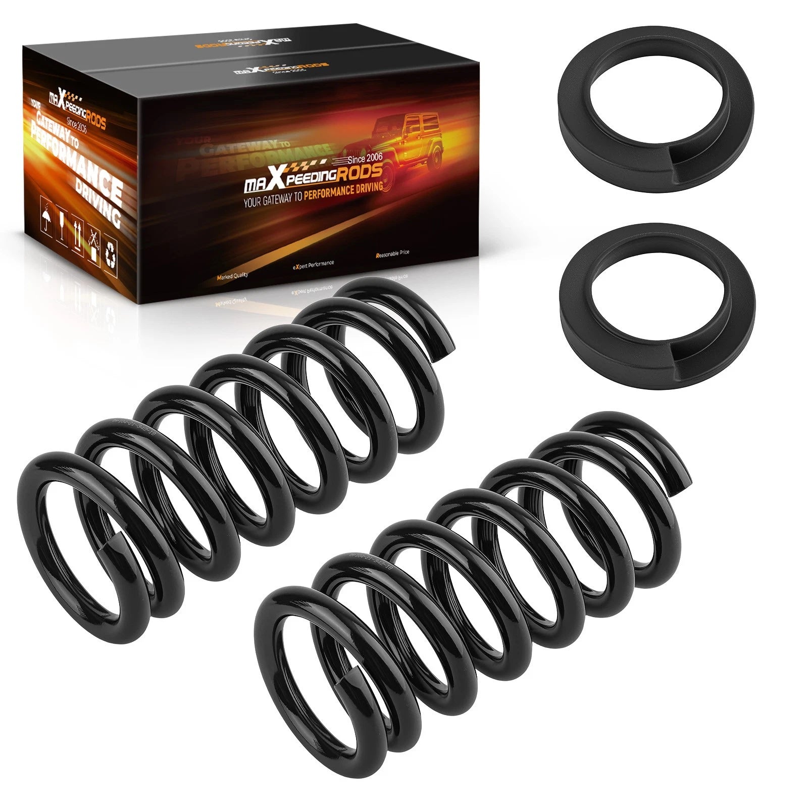 Front Suspension Drop Coils 2-3" for Chevrolet GMC C1500 (1988–1998)
