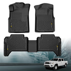 Set of TPE Floor Mats for Toyota Tacoma Double Cab (2005–2015)