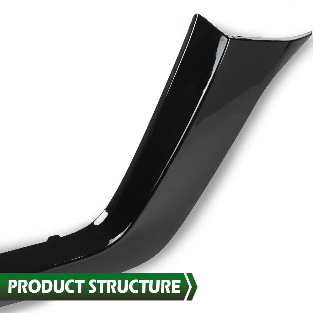 Front Bumper Grille Trim for Nissan Rogue (2017–2020) Black