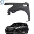 Front Left Fender for Infiniti QX80 (2018–2022) Primed Steel