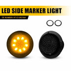 2X Smoke Side Fender Marker Repeater Lights for Ford Transit Connect (2010–2021)