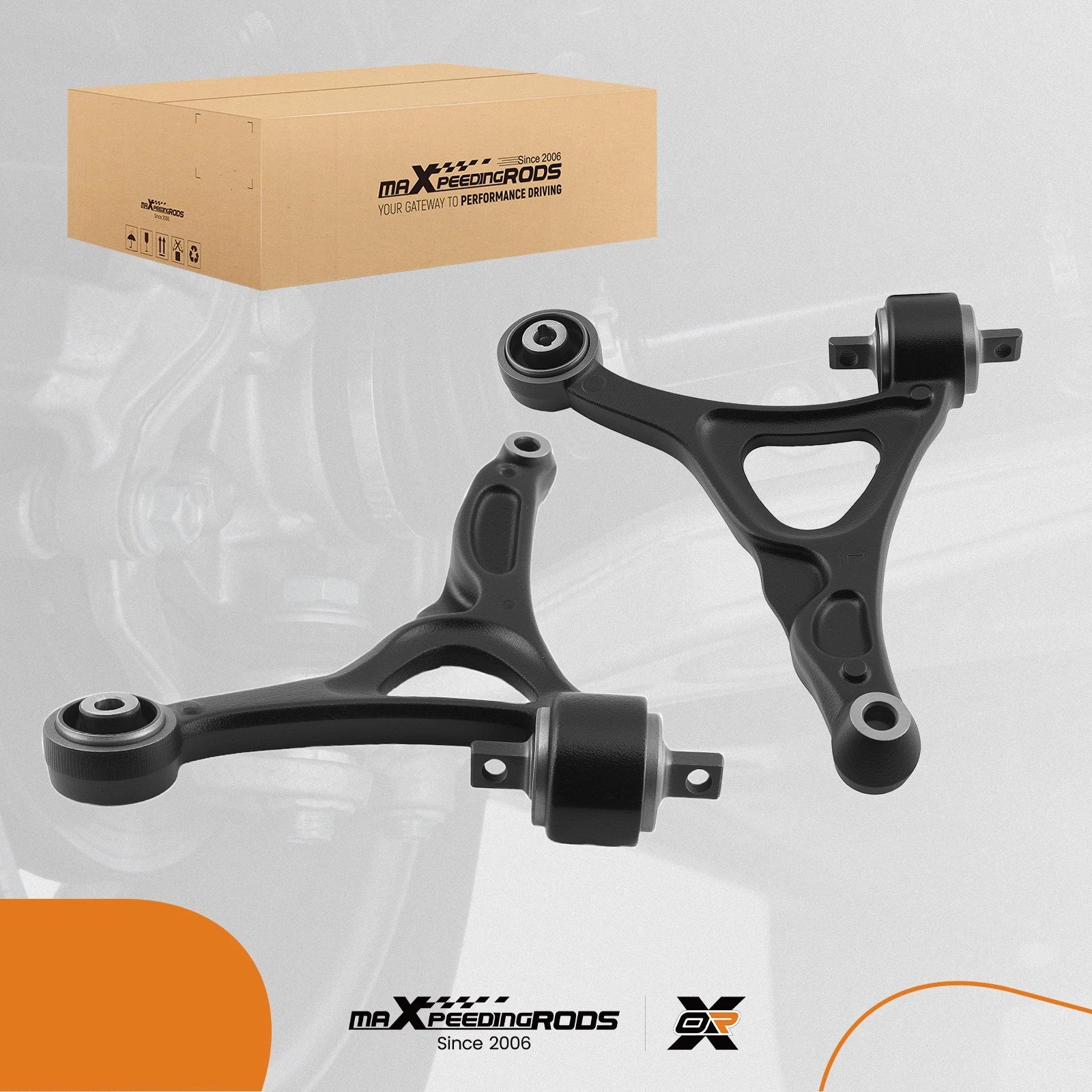 Control Arm Set of 2 Front Lower for Volvo XC90 (2003–2014)
