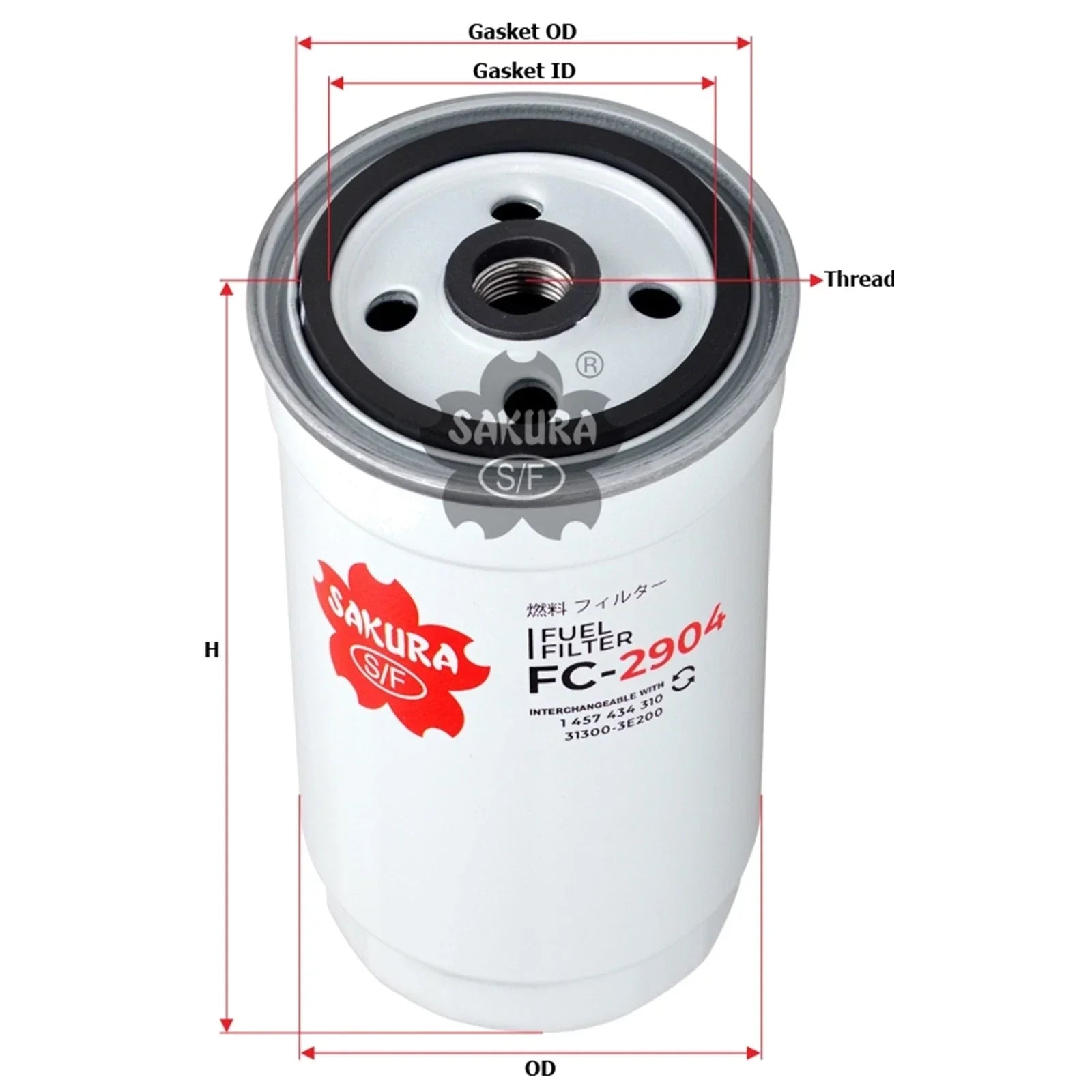 Fuel Filter for Jeep Cherokee KJ 2.8L 4cyl (2003-2008)