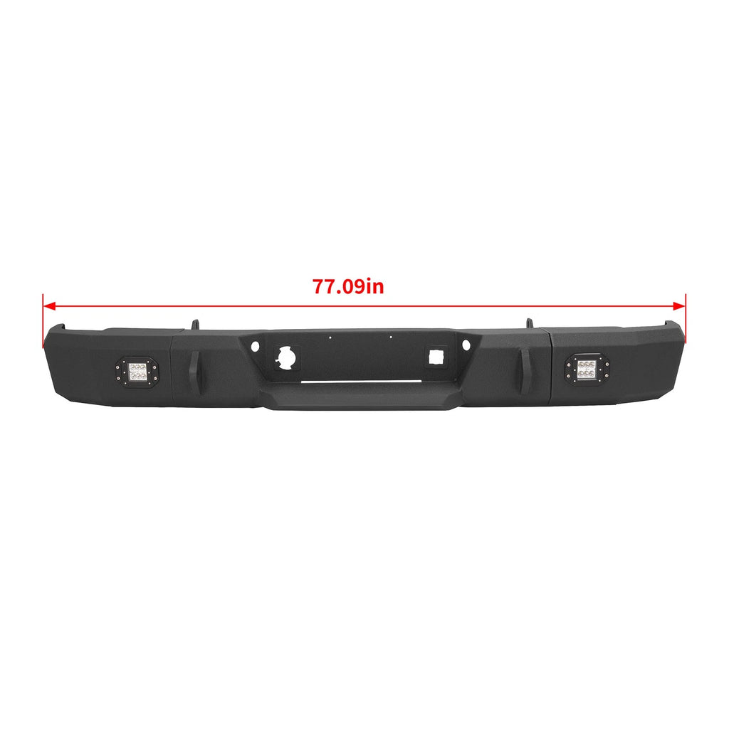 Complete Rear Bumper Assembly for Silverado Sierra 2500 HD 3500 HD (2011–2014)