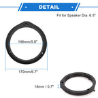 Set of 2 Speaker Spacer Rings for Honda Civic (6.5'')