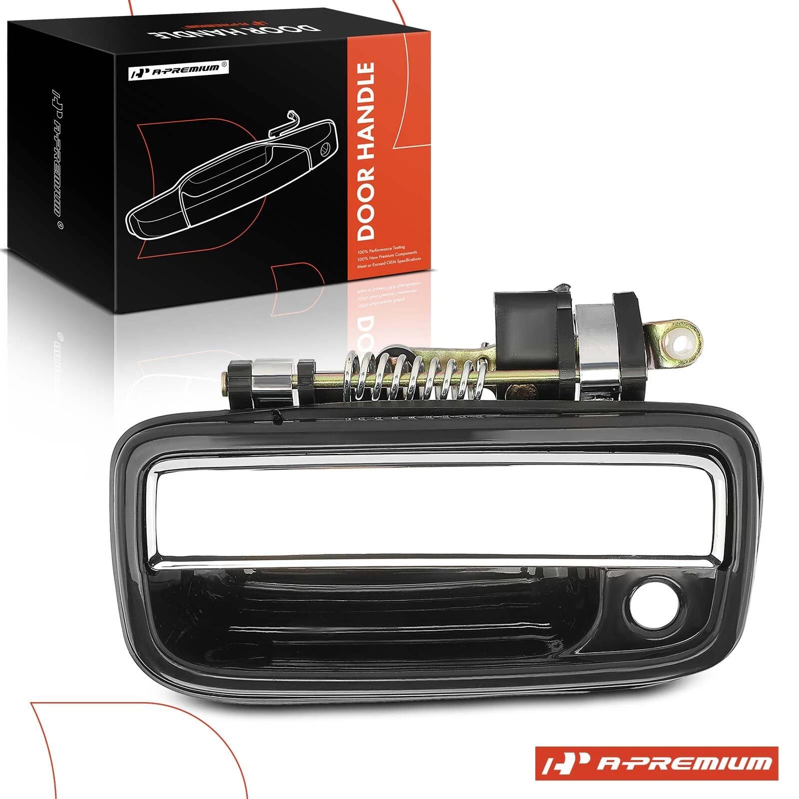 Textured Black Front Left Door Handle for Toyota Tacoma (1995-2004)