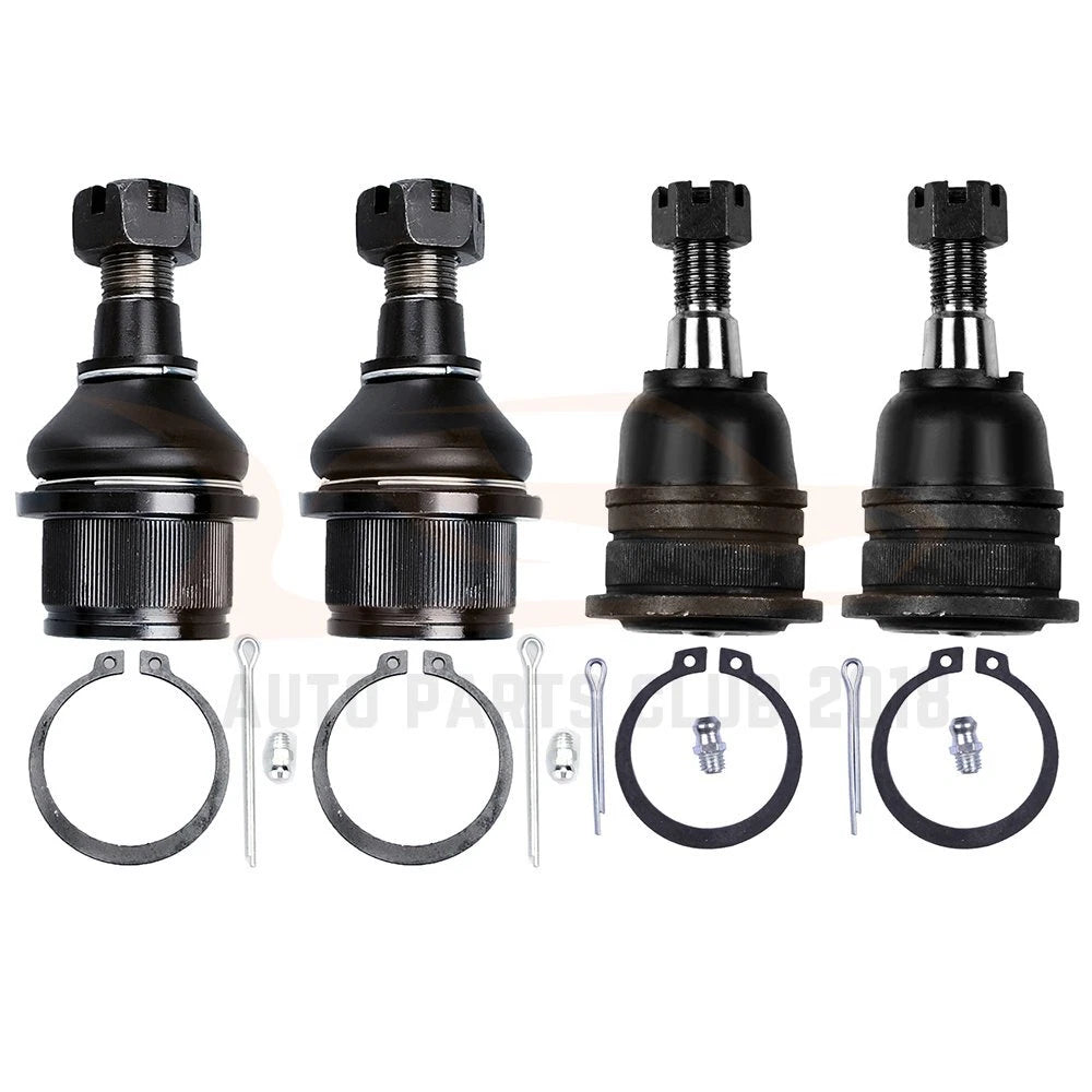 Set of 4 Front Upper Lower Ball Joints for Ram 2500 3500 (2WD RWD)