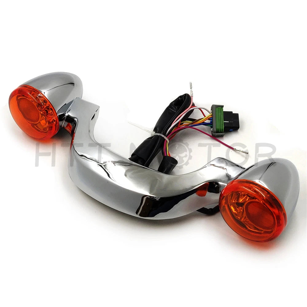 Rear Brake LED Light Bar Turn Signal for Harley Road Street Glide (2010–2017)