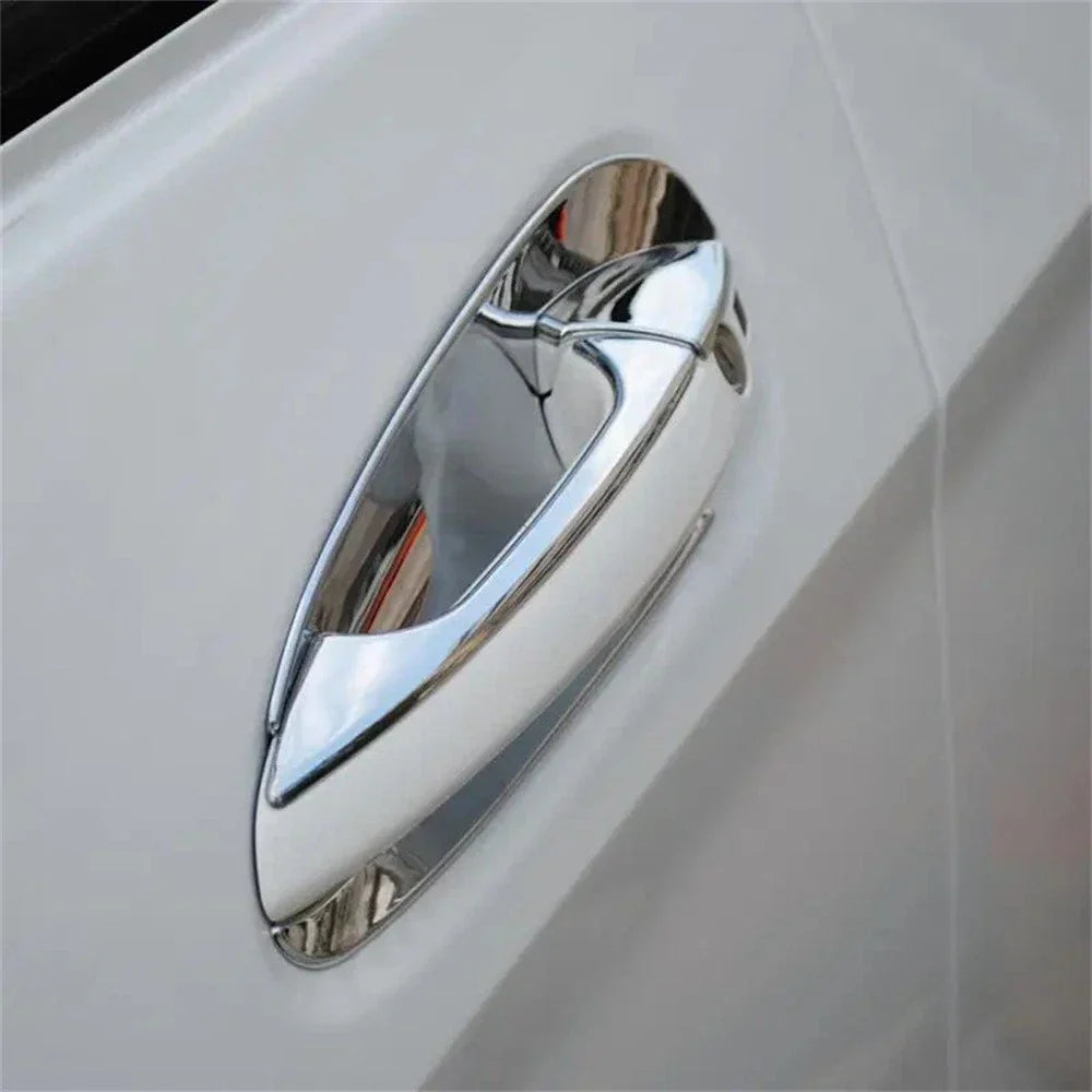4 x Chrome Door Handle Bowl Covers for Mercedes Benz ML GL GLE GLK Class