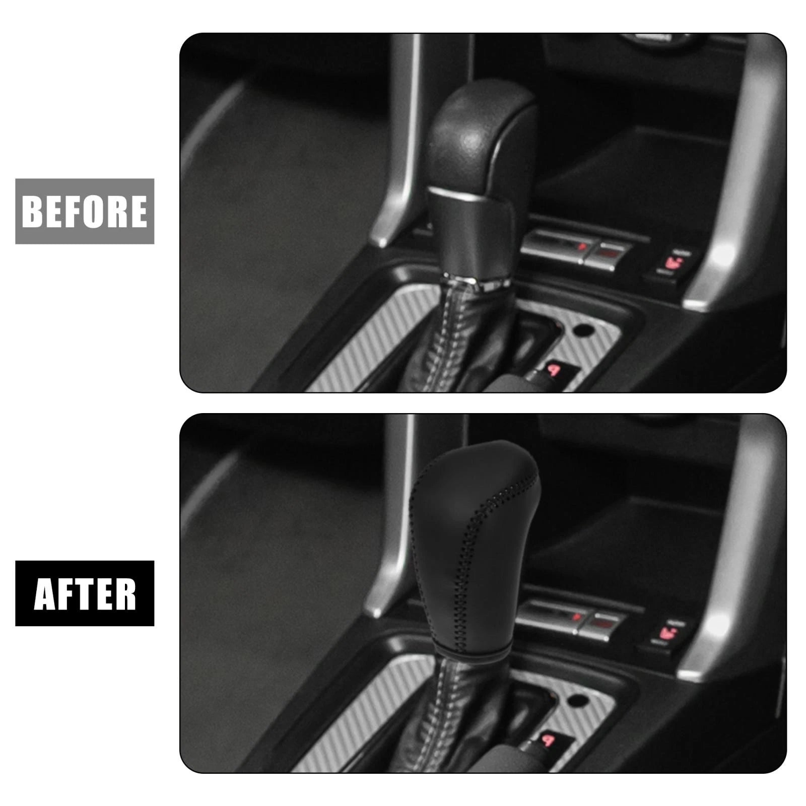 Faux Leather Gear Shift Knob Cover for Subaru Forester (2014–2021)